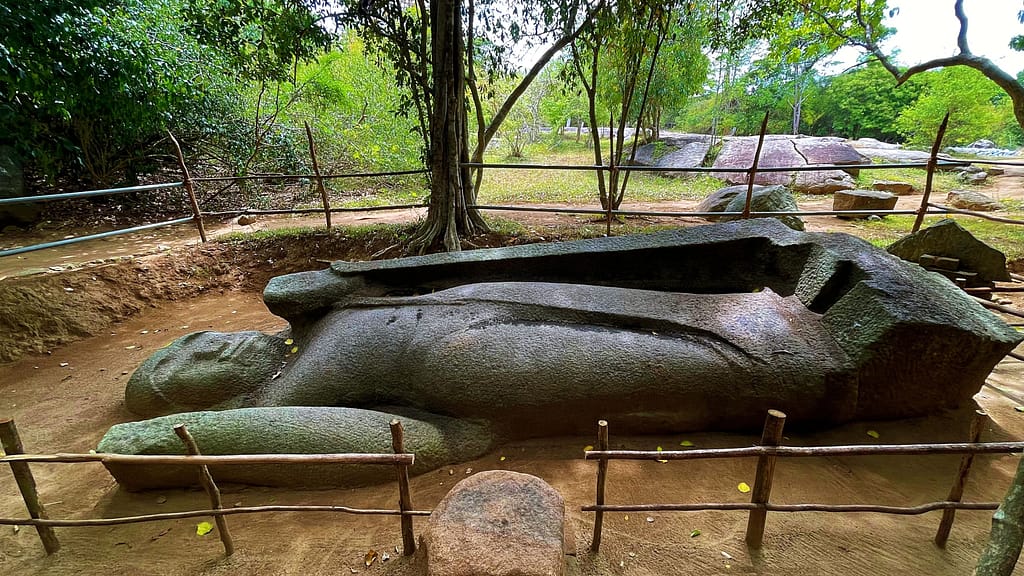 Standing Buddha Tumbled