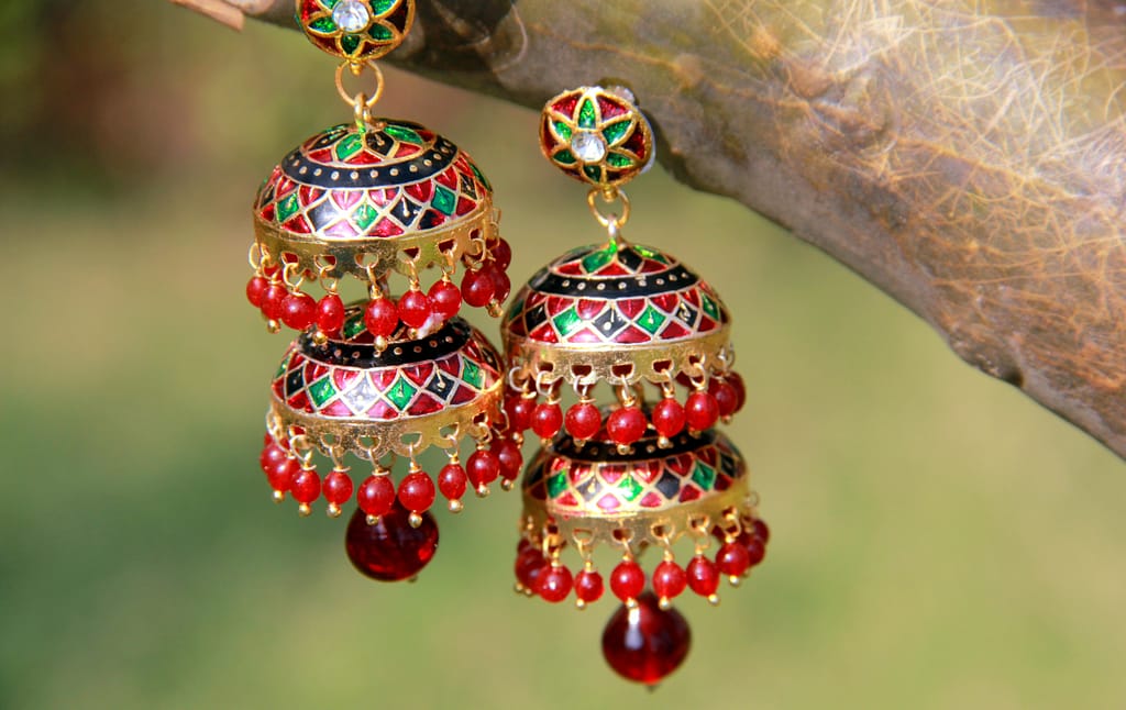 Meenakari Earrings