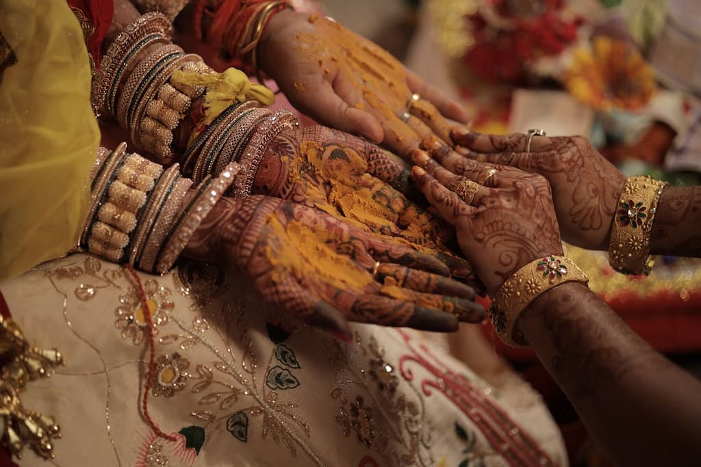 Mehendi Ceremony 
Image Credit: pexels