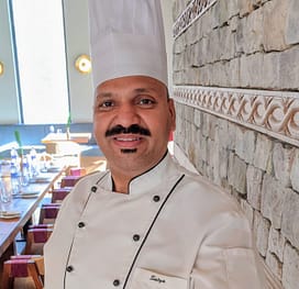 Navratri dish by Exec Chef Satya Sharma, Taj Rishikesh Resort & Spa, Uttarakhand