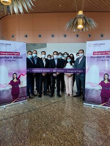 Vistara inaugurates non-stop service between Mumbai and Jeddah