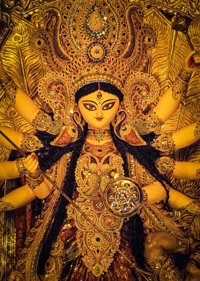 Durga Puja pandals, celebrations, ( source: Pexels )