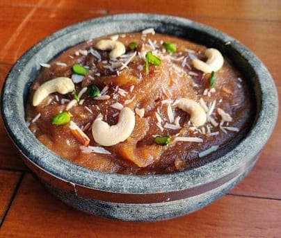 Singhare ka Halwa by Chef Ajay Khanna, Radisson Blu Faridabad for Navratri