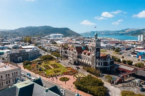 Dunedin Railway Station PC: Tourism New Zealand