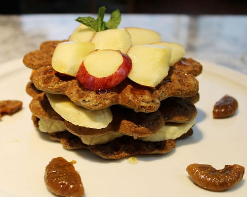 Buckwheat Flour Waffle for Navratri by Exec Chef Avanish Jain, Holiday Inn Chandigarh Zirakpur