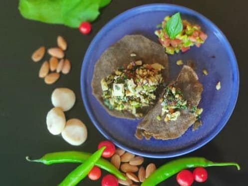 Stuffed Kuttu Quesadillas for Navratri by Exec Chef Mihir Kane