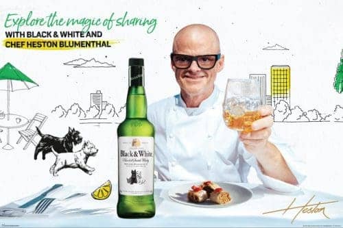 Black White x Heston Magic of Sharing 1024x683 1 Heston Blumenthal celebrates the 'Magic of Sharing' with Black & White Scotch