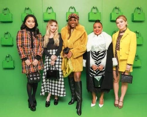 Lana Condor, Emma Roberts, Ziwe, Quinta Brunson, Haley Lu Richardson at the  Kate Spade New York  Fall 2023 Presentation 