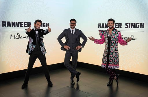 Ranveer Singh with his two-figures