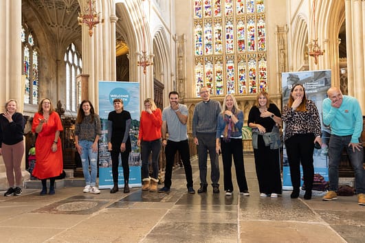 Laughter Yoga with ReBalance Bath and the Vitality Studio Bath 7 26 February 2023 Photo Credit Suzy Slemen Photography Bath & NEW Wellness Festival 7-26 February 2023 - ReBalance Bath