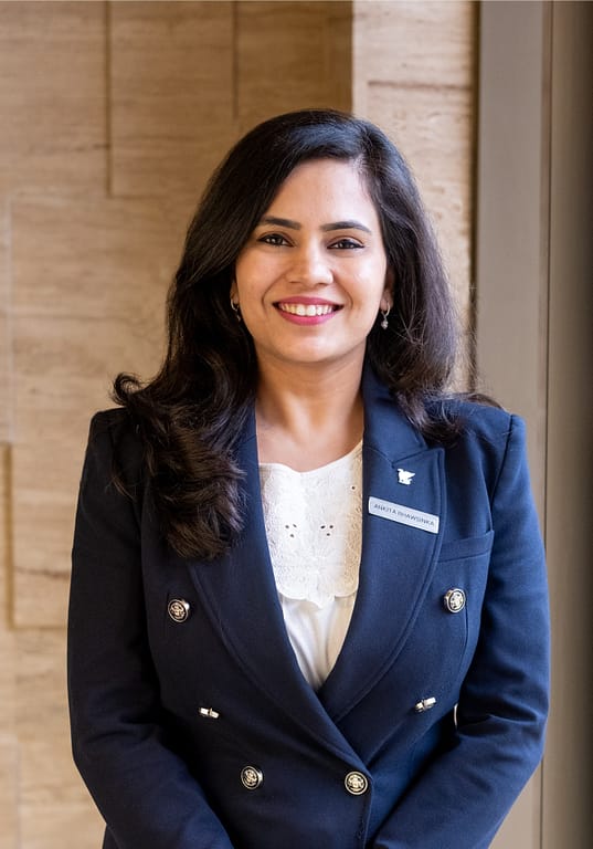 Ankita Bhawsinka, Director of Marketing Communications- JW Marriott Mumbai Juhu