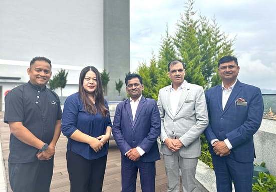 Courtyard by Marriott Shillong announces new appointments in key leadership roles (L to R: Kalpesh Kature, Lalmuankimi Khawlhring, Shiva Kumar Kaave, Abhishek Pachuary, and Deepak Kumar)