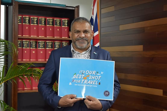 Minister for Tourism Hon. Faiyaz Koya Tourism Fiji - International borders reopen on Dec 1, 2021, for visitors to the paradise island