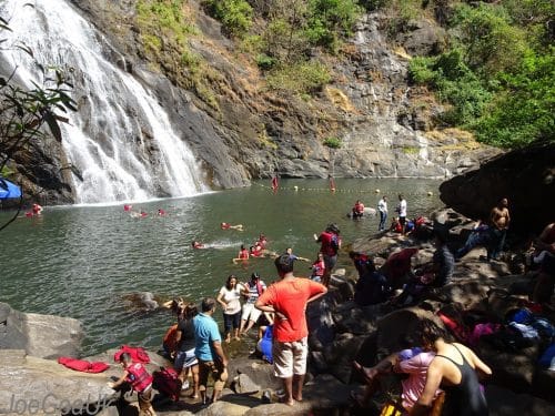 Waterfalls in Goa 
Image courtesy joegoauk.blogspot.in/2018/02/dudhsagar-waterfall-goa via Flickr