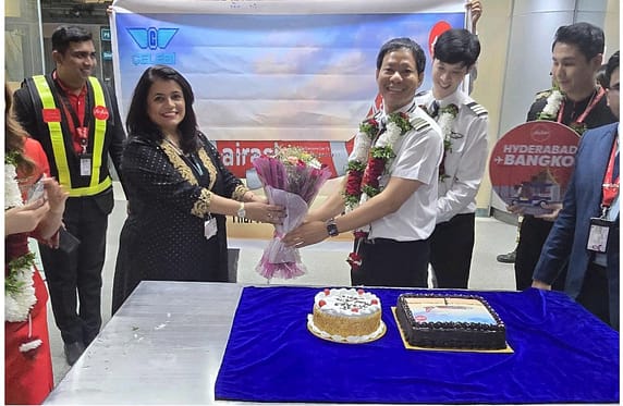 Felicitation ceremony- Çelebi India partners with Thai AirAsia