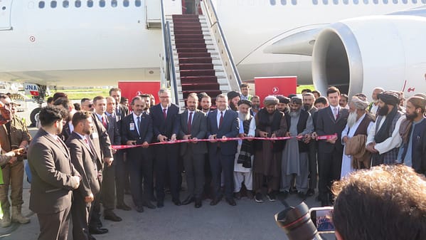 Turkish Airlines started flights to Kabul, the capital of Afghanistan