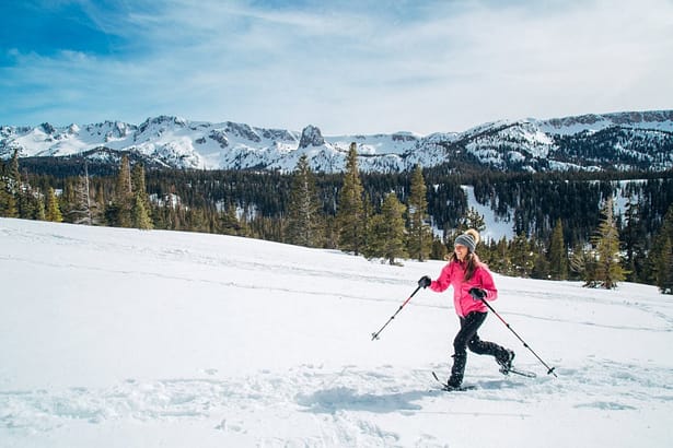 Skiing at Mammoth Lakes