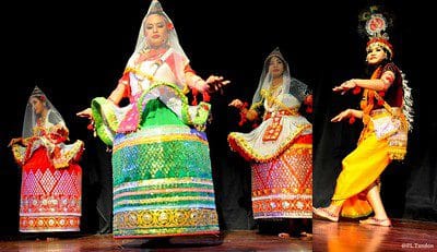 Raas Leela- Manipuri Dance . Image Courtesy: P. L. Tandon via Flikr