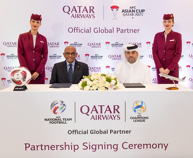 Qatar Airways and the Asian Football Confederation announced Global Partnership