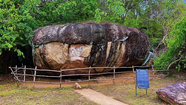 Drip-Ledged Cave with paintings