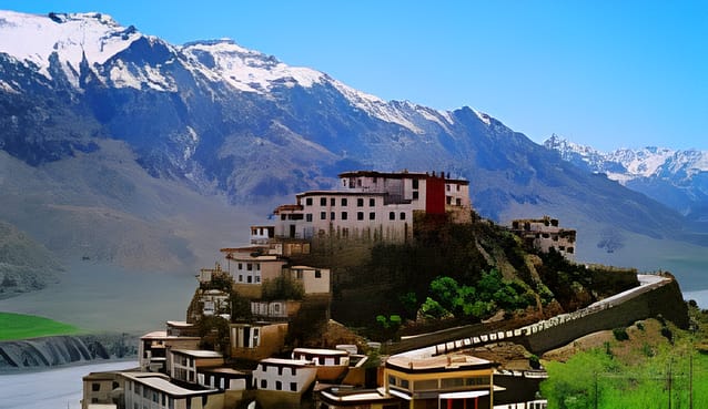 Lahuaul and Spiti during summer