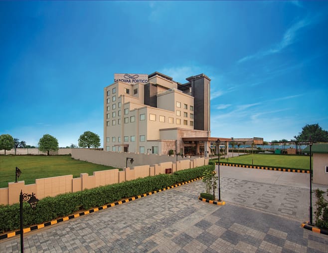 Sarovar Portico Sonipat Facade (A Hat-Trick of Grand Openings - Sarovar Hotels Unveils Three New Hotels in One Remarkable Day)