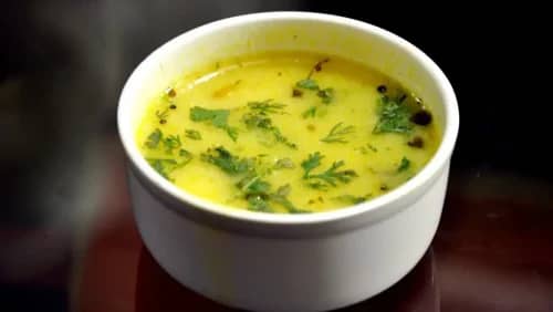 Gujarati food: Kadhi  
Image Credit: Dheerajk88, CC BY-SA 4.0 via Wikimedia Commons