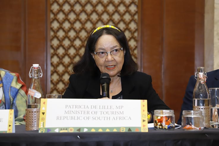 Patricia de Lille, Minister of Tourism, South Africa chairs the corporate Think Tank in Mumbai