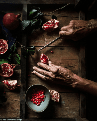 Lost Love - Grandfather’ by Indu Vishwanath Singh, India won the Food Influencer category