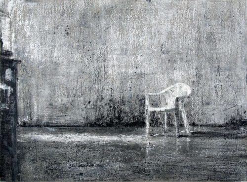 White Chair in Studio, 2021 - PHILIPPE COGNEE