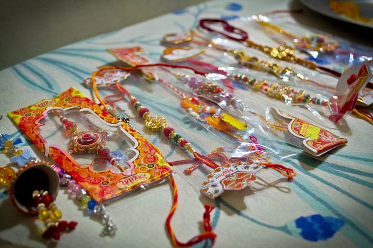 Beautiful Rakhis madeup of different materials