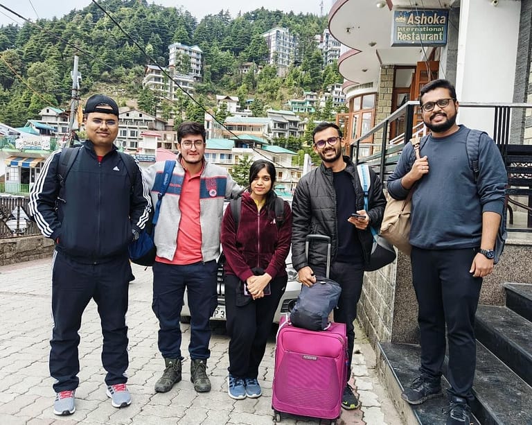 An evening at Triund Base Camp by Deepak Dwivedi