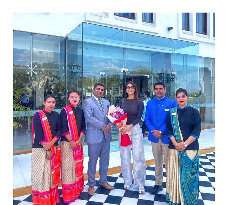 Vani Kapoor with Radisson Blu Udaipur