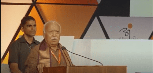 Rashtriya Swayamsevak Sangh (RSS) chief Mohan Bhagwat